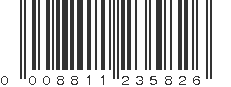 UPC 008811235826