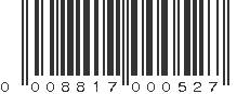 UPC 008817000527