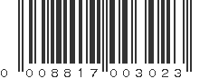 UPC 008817003023