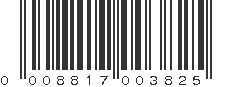 UPC 008817003825