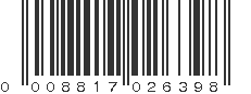 UPC 008817026398