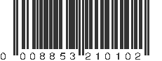 UPC 008853210102