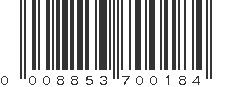 UPC 008853700184