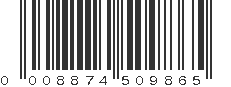 UPC 008874509865