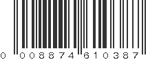 UPC 008874610387