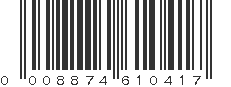 UPC 008874610417