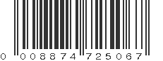 UPC 008874725067