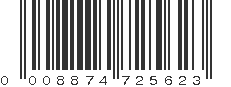 UPC 008874725623