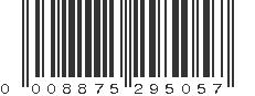 UPC 008875295057