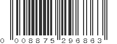 UPC 008875296863