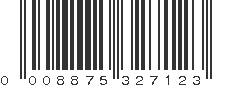 UPC 008875327123