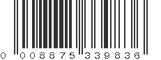 UPC 008875339836