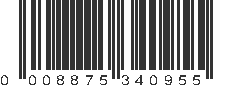 UPC 008875340955