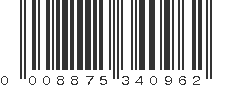 UPC 008875340962