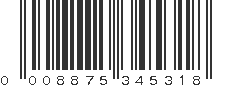 UPC 008875345318