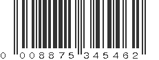 UPC 008875345462