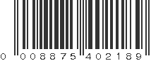 UPC 008875402189