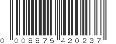 UPC 008875420237