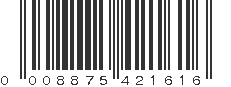 UPC 008875421616