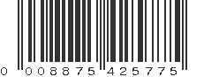 UPC 008875425775