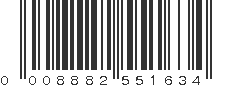 UPC 008882551634