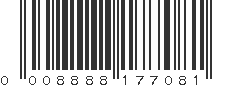 UPC 008888177081