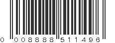 UPC 008888511496