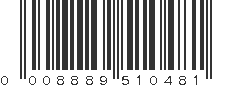 UPC 008889510481