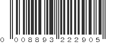 UPC 008893222905