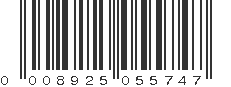 UPC 008925055747