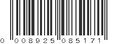 UPC 008925085171