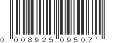 UPC 008925095071