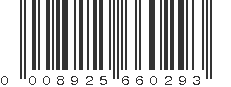 UPC 008925660293