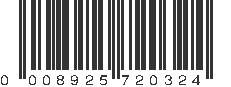 UPC 008925720324