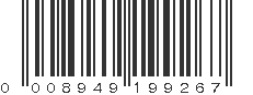 UPC 008949199267