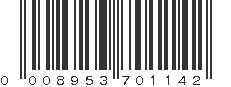 UPC 008953701142