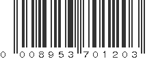 UPC 008953701203