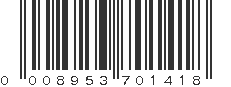 UPC 008953701418