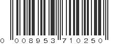 UPC 008953710250