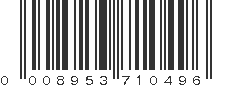 UPC 008953710496