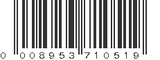 UPC 008953710519