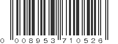 UPC 008953710526