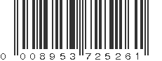 UPC 008953725261