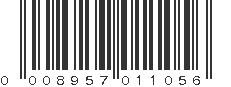 UPC 008957011056