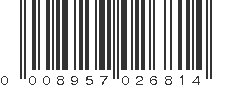 UPC 008957026814