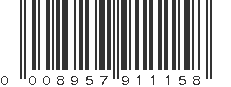 UPC 008957911158