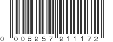 UPC 008957911172