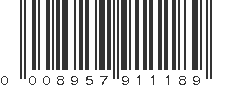 UPC 008957911189