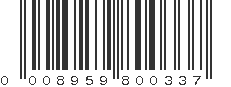 UPC 008959800337