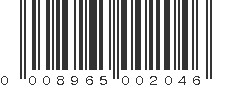 UPC 008965002046